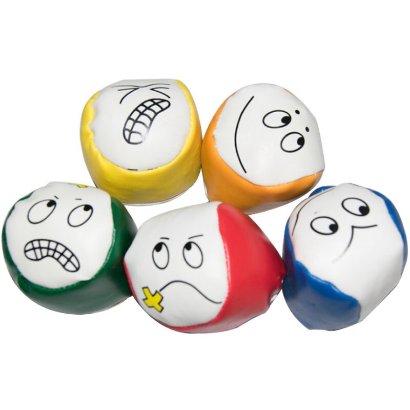 10 pièces drôles d'expression sacs de sable doux jeu pour enfants sacs de sable adaptés aux enfants à jeter: Default Title