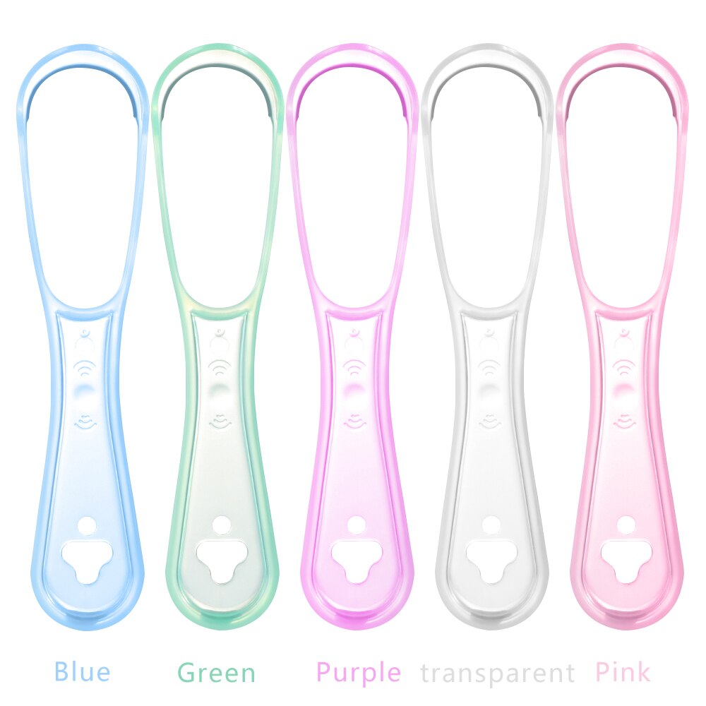 Unisex Silicone Tongue Scraper Double Sided Tongue Cleaning Oral Hygiene tool Bad Breath Health Care Tool Food Grade Material