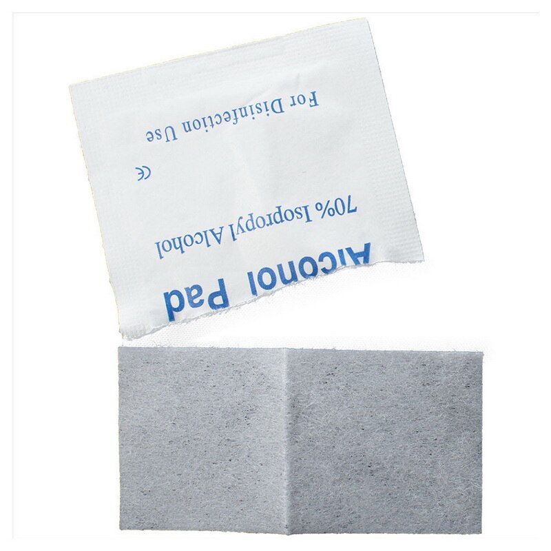 6X3 Cm 100 Stuks Wegwerp Alcohol Katoenen Laken Gesteriliseerd Nail Cleaning Bag Doekjes Boxed Van Gesteriliseerd Doekjes