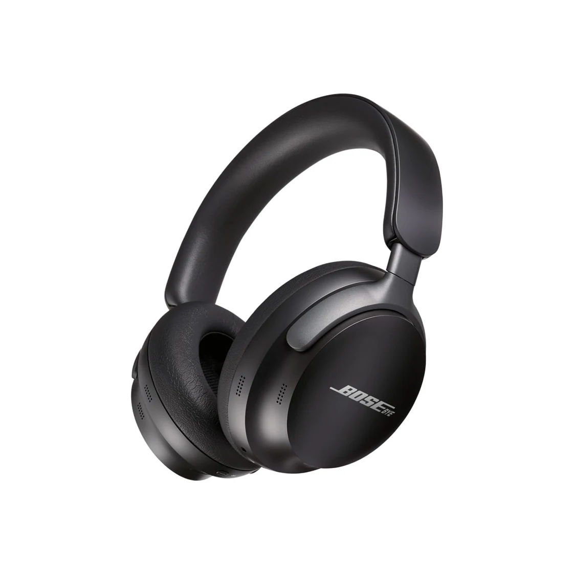 Bosebye fones de ouvido qc65 cabeça montada ultra sem fio bluetooth 5.2 fone anc redução ruído alta fidelidade jogo fones com mi: Preto