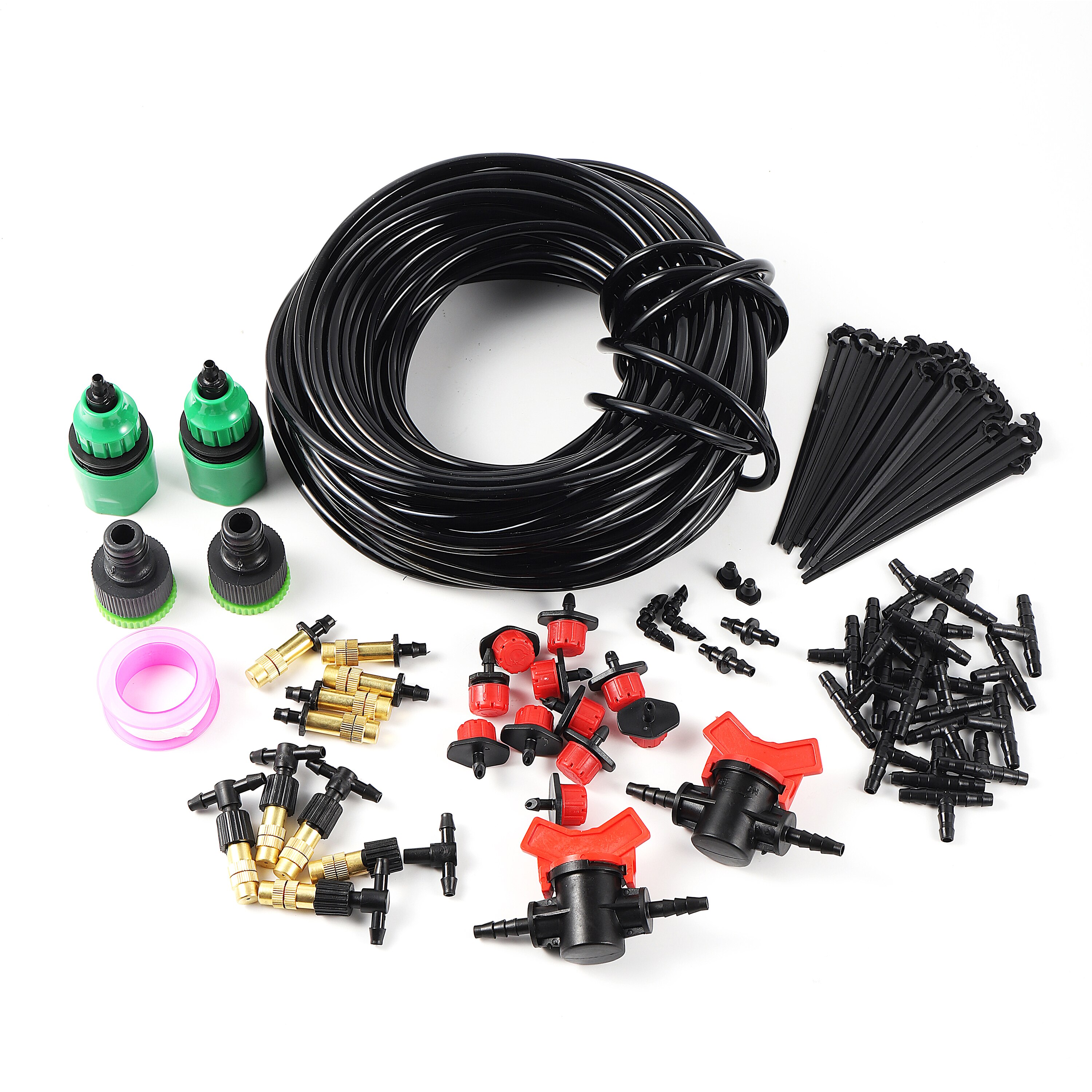 5/10/15/20/25m Garten Bewässerung Bewässerung System Bewässerung Kit mit 4/7mm PVC Schlauch Automatische Bewässerung Beschlagen Sprinkler Tropf