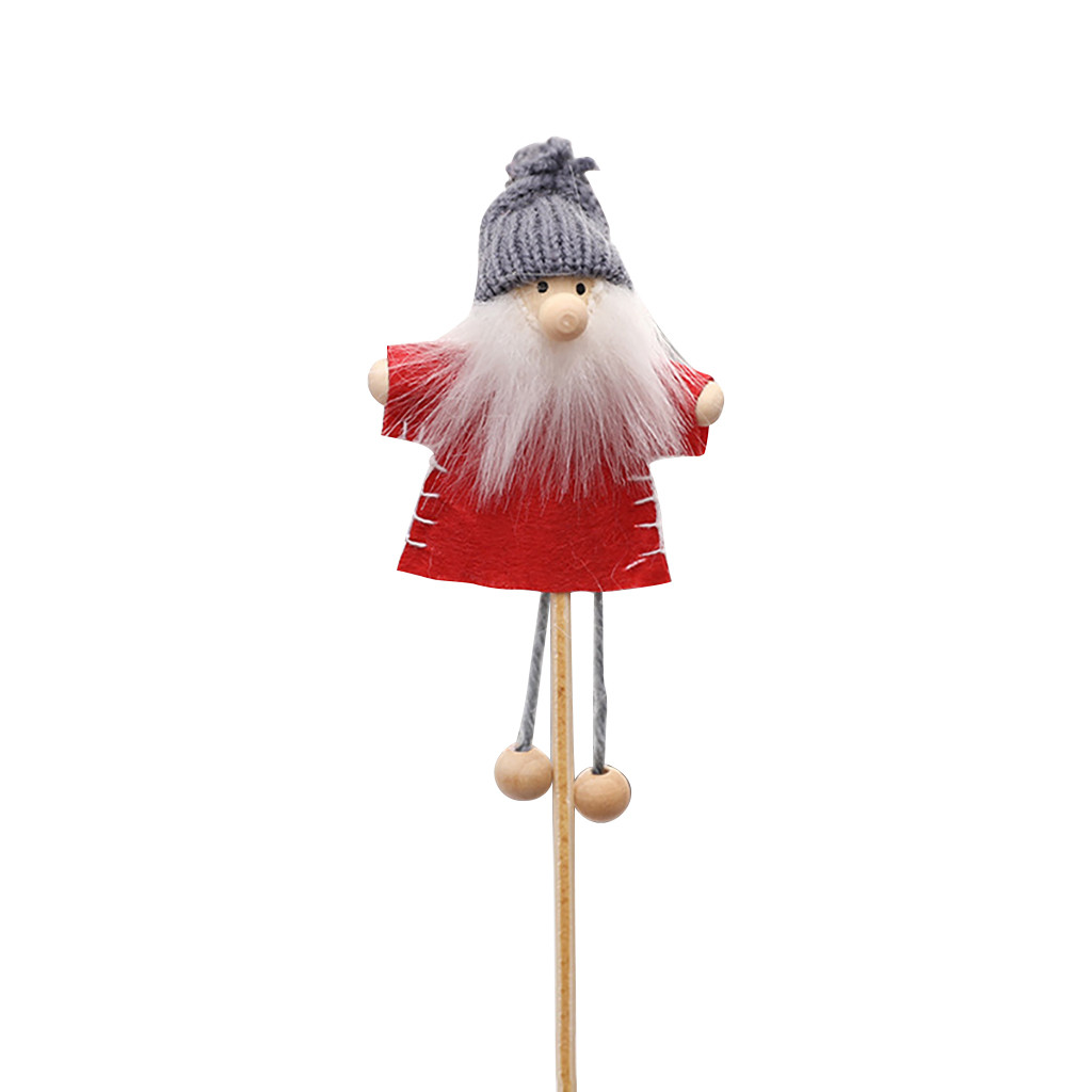 Kerst Pop Speelgoed Kerstman Sneeuwpop Elanden Kerstboom Opknoping Ornament Decoratie Voor Thuis Xmas Party: C