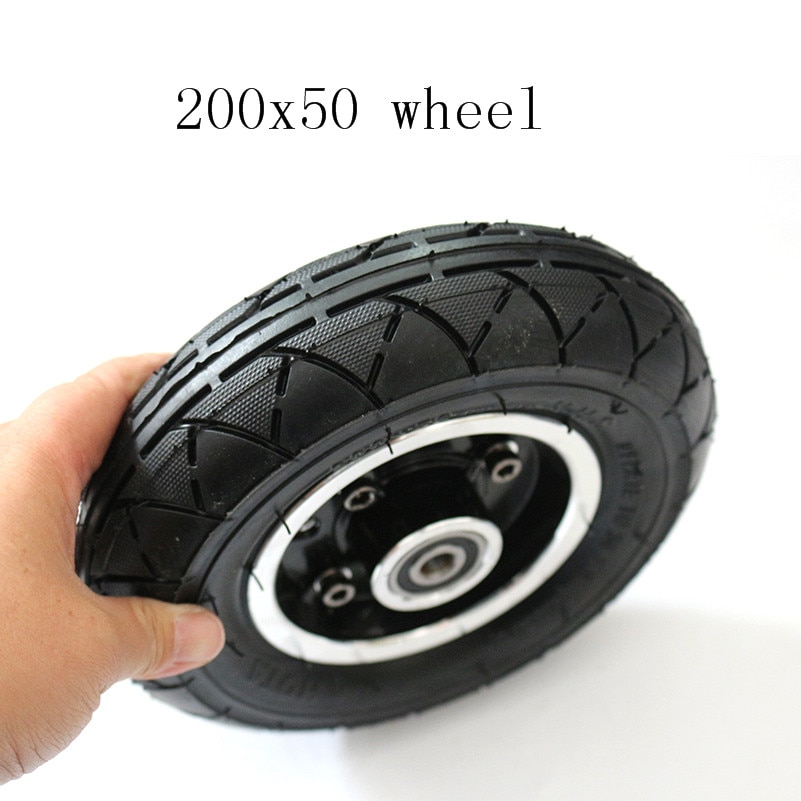 200x50 Hoto Electric Scooter Tyre With Wheel Hub 8" Scooter Tyre Inflation Electric Vehicle Aluminium Alloy Wheel Pneumatic Tire