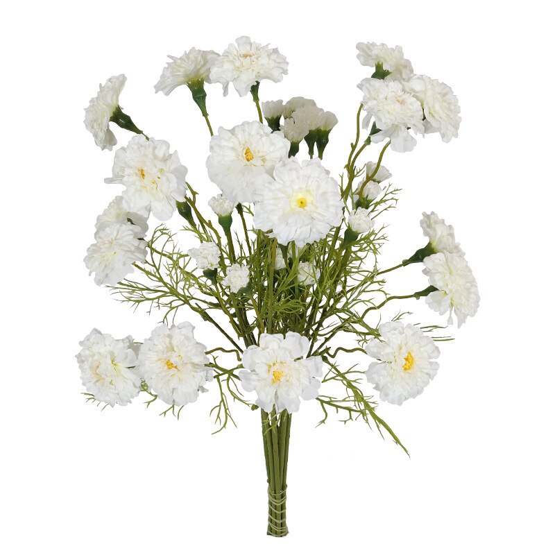 Goudsbloemen Chrysant Kunstzijde Bloemen Herfst Bruiloft Huis Decoratieve Nep Planten Takken Diy Home Decoratie