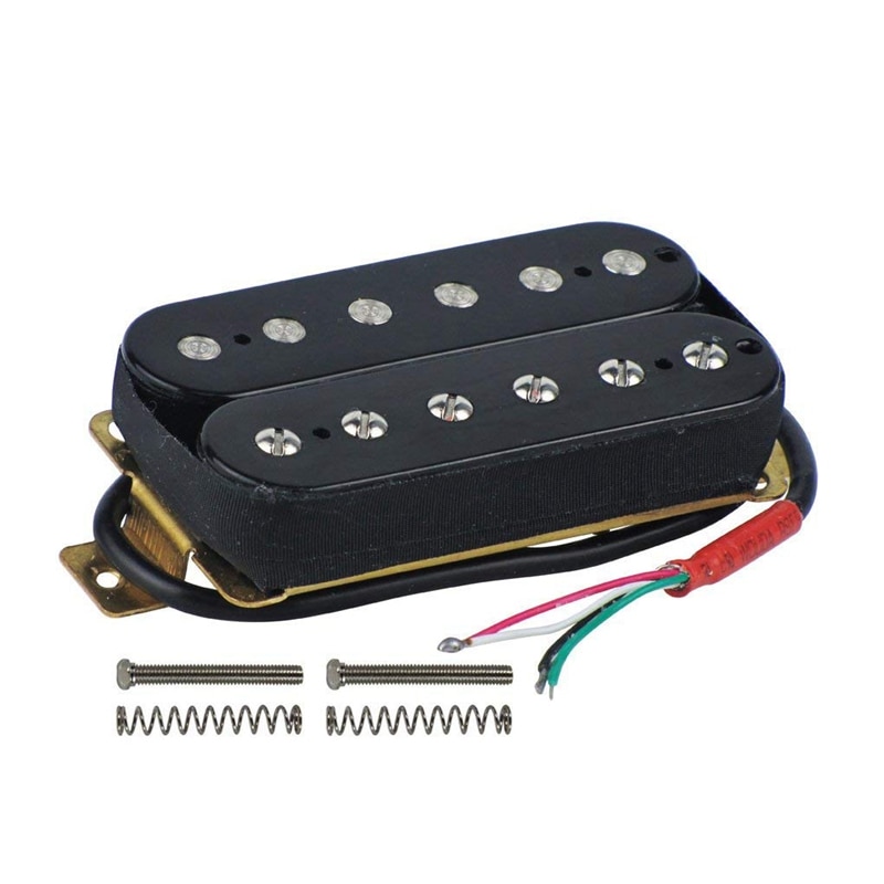 Gitara elektryczna przetworniki Humbucker most Alnico V ulec poprawie czarny: Default Title