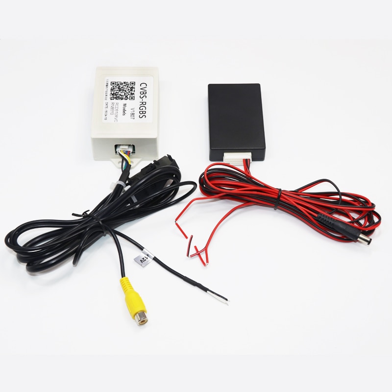 Adaptateur de convertisseur pour VW Volkswagen RCD 510 | Boîte RGB, caméra de vue arrière CVBS / AV à RGB, adaptateur pour VW RCD 510 RNS 315 RNS