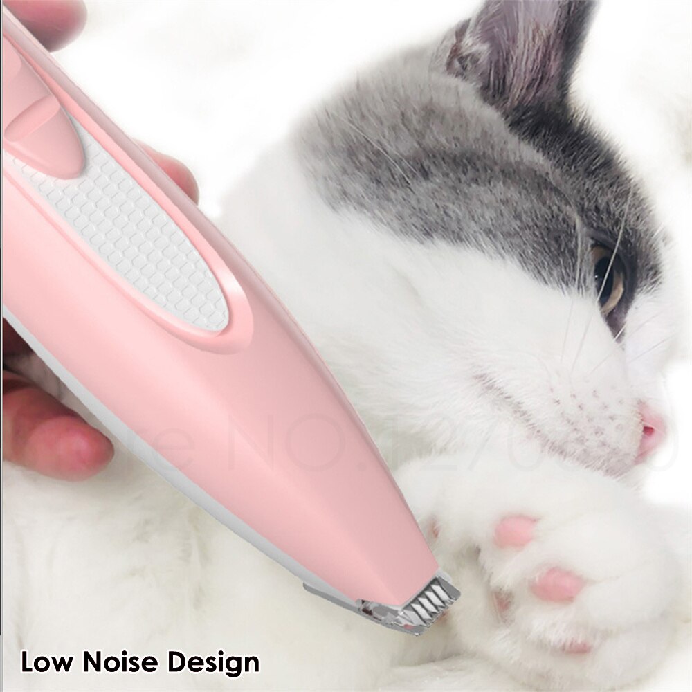Dog Clippers Cordless Silent Cat Foot Hair Trimmer Small Animal Shaver Electric Pet Clipper Grooming Hair Cutter