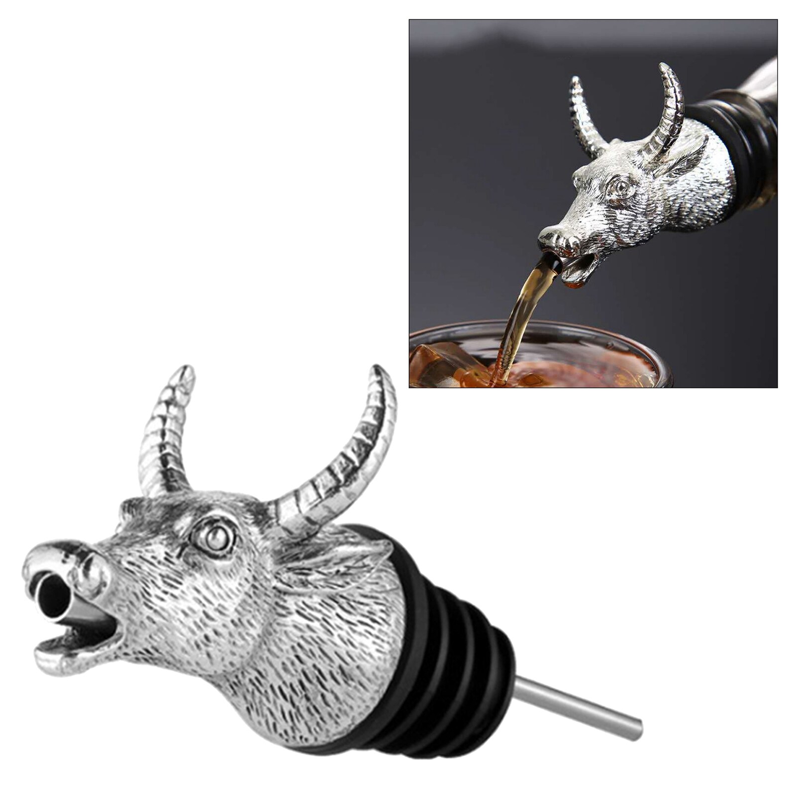 Decantador de vino Champagne con forma de cabeza de Animal, tapas de vino, selladores, utensilios de cocina para barman, accesorios para Bar