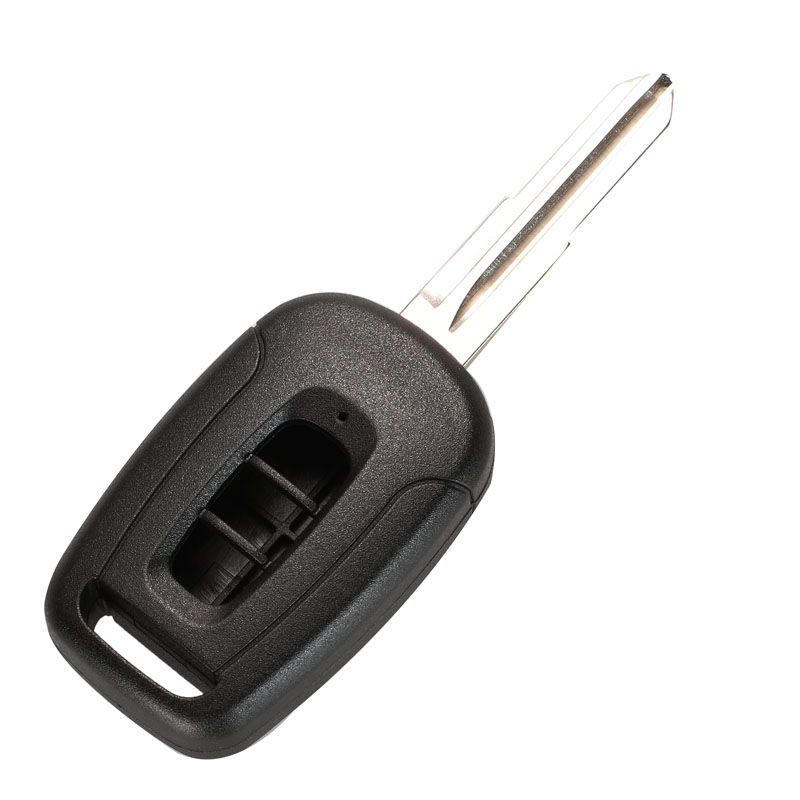 Jingyuqin-Coque de clé à distance intelligente pour Chevrolet Captiva, 2/3 boutons, porte-clés avec lame, remplacement de boîtier automatique: Rouge