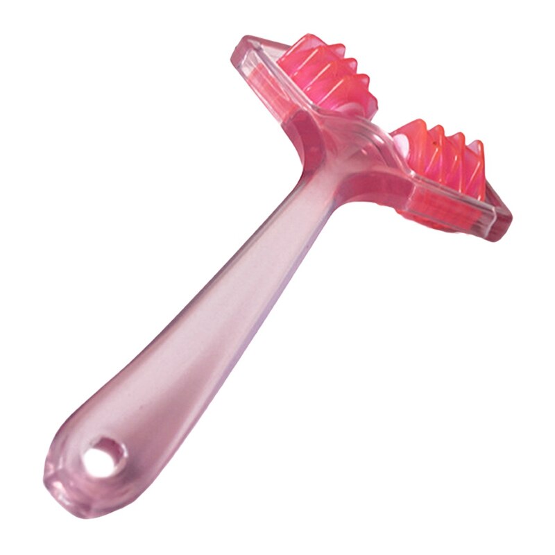 Slimming Chin Massage Irregular Feather Wheel Chin Massage Wheel Face Vibration Facial Beauty Roller /Massager Stick: Default Title