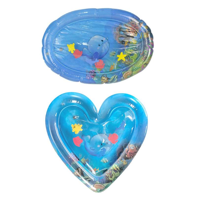 Baby water speelmat, ijsmat, opblaasbaar, dik pvc, speelmat voor kinderen op de buik