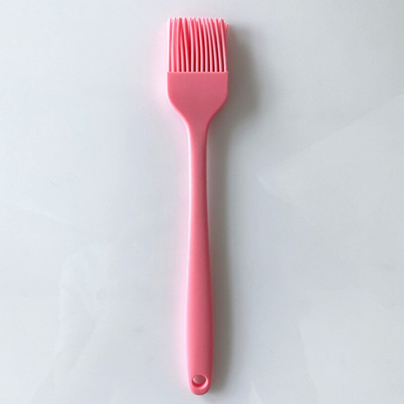 Cooking Silicone Spatula Set Cookie Pastry Scraper Cake Baking Spatula Spoon Scraper For Home Kitchen Tool Utensil Convenience: Pink Brush