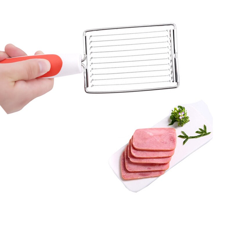 Tomaatsnijder - Roestvrij Staal Fruit Groente Snijder - Keuken Kookgereedschap - Ham Vlees Snijder