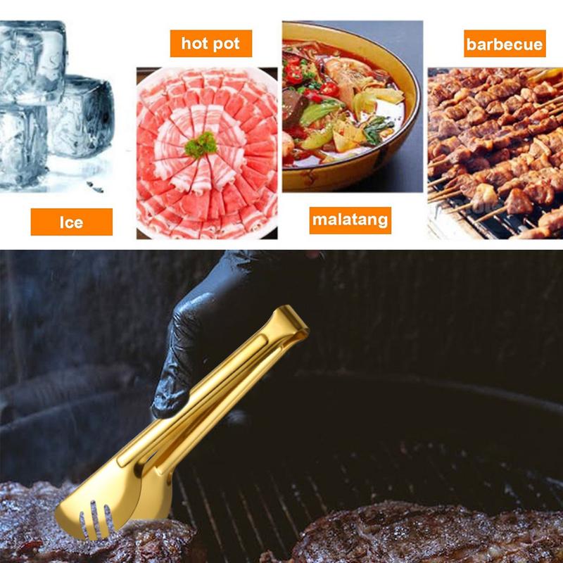 Kitchen Tongs For Cooking Anti-scalding Toast Tongs Food Tongs Clip Scissors Reusable Serving Tongs Food Grade Food Tongs For