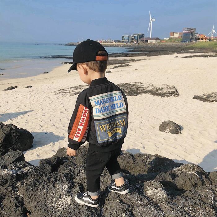 Children's clothing boy autumn clothing baby baseball uniform 1-7 years old spring children's cardigan jacket