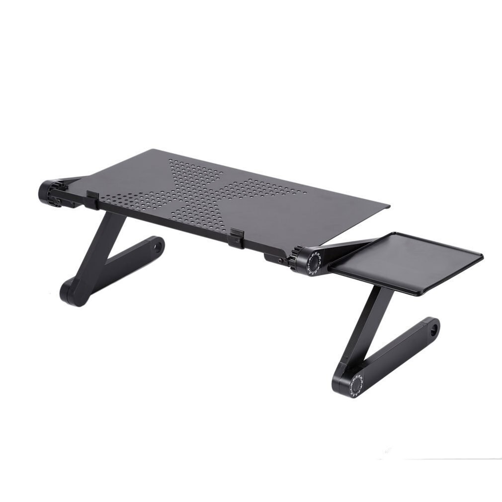 Soporte de mesa plegable para portátil, ergonómico, ajustable y multifunción, soporte de cama, bandeja para PC, portátil, escritorio plegable con Mouse Board