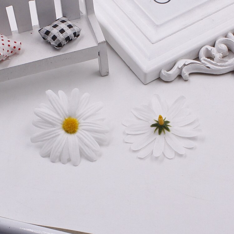 Cabeça de flor artificial de 6cm, cabeça de flor artificial diy, wreath, corpete de noiva, natal, dia das bruxas, decoração de caixa de presente de casamento, arco de casamento com 10 peças flores