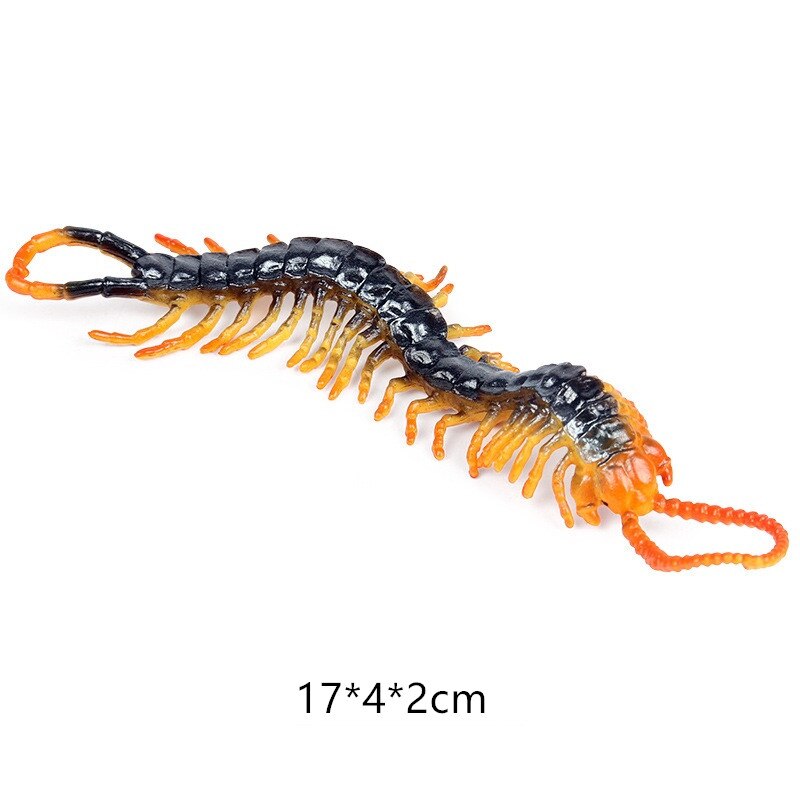 Simulation Animal Model Halloween Decoration Tricky Toy Lizard Cold-Blooded Reptile PVC Animals Action Figures Children's: 7