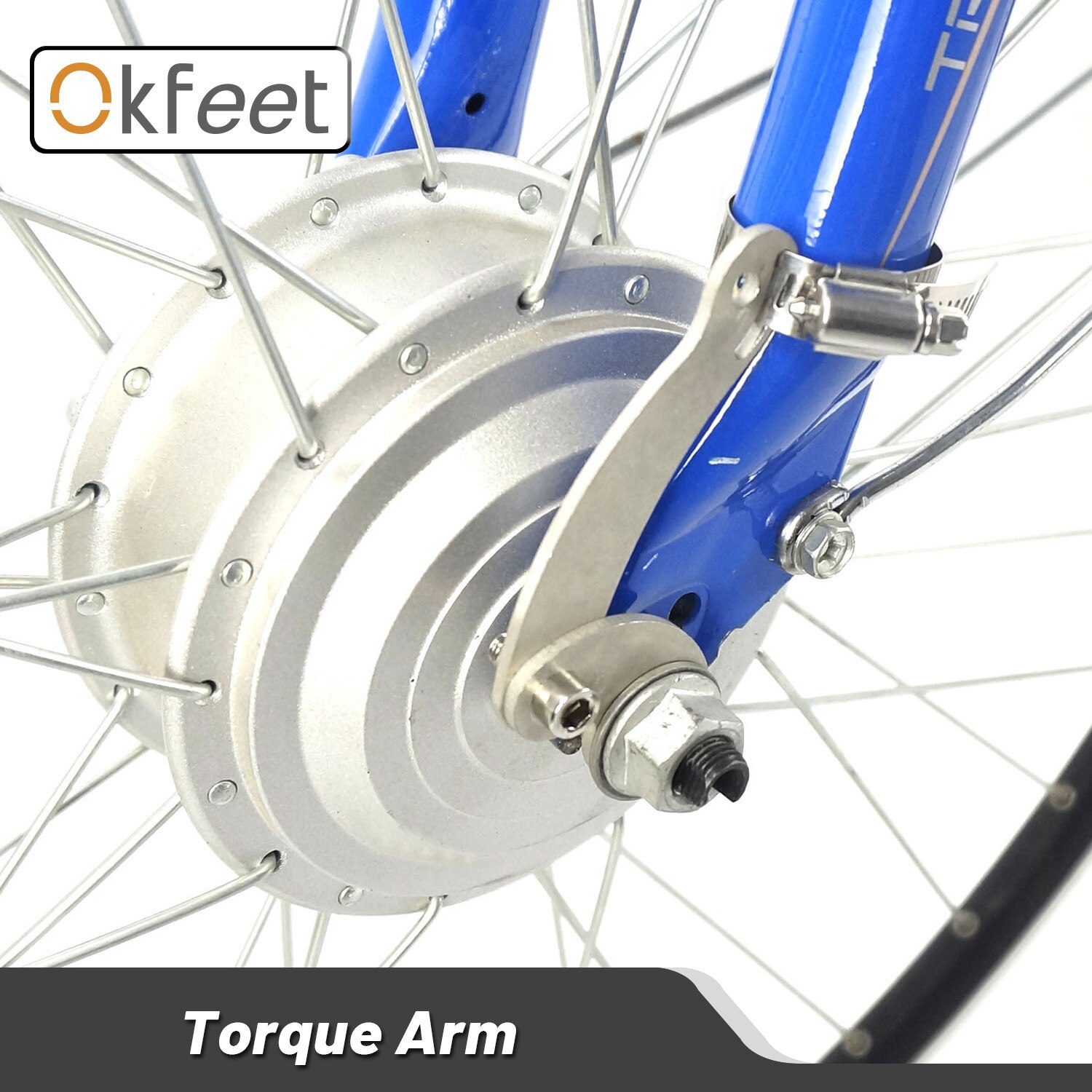 Okfeet Electric Bicycle Bike Conversion Kit Part Accessories Fix Motor Torque Arm for V Disc Brake