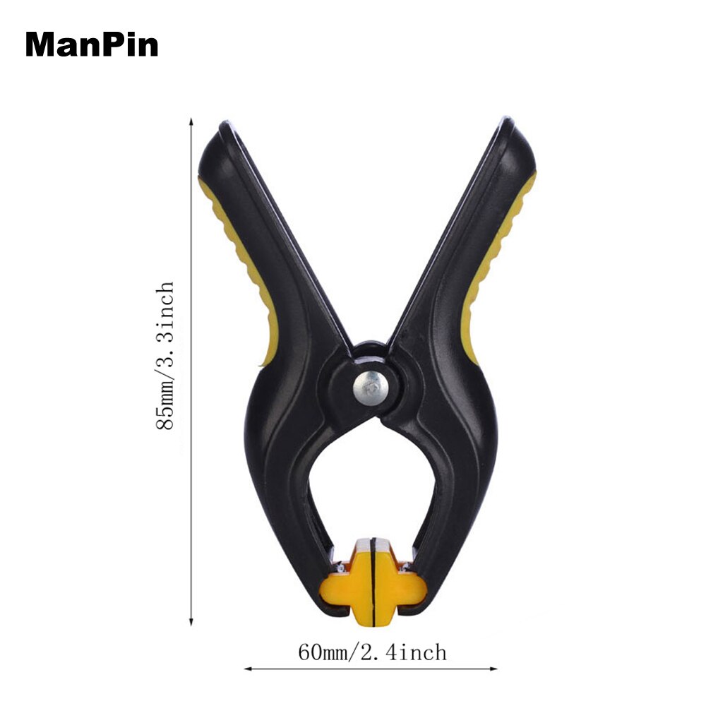 Mobile Phone Repair Plastic Screen Fastening Clamp with Rubber Pad Adjustable Fixture Clip Cell Tablet LCD Display Replace Tools