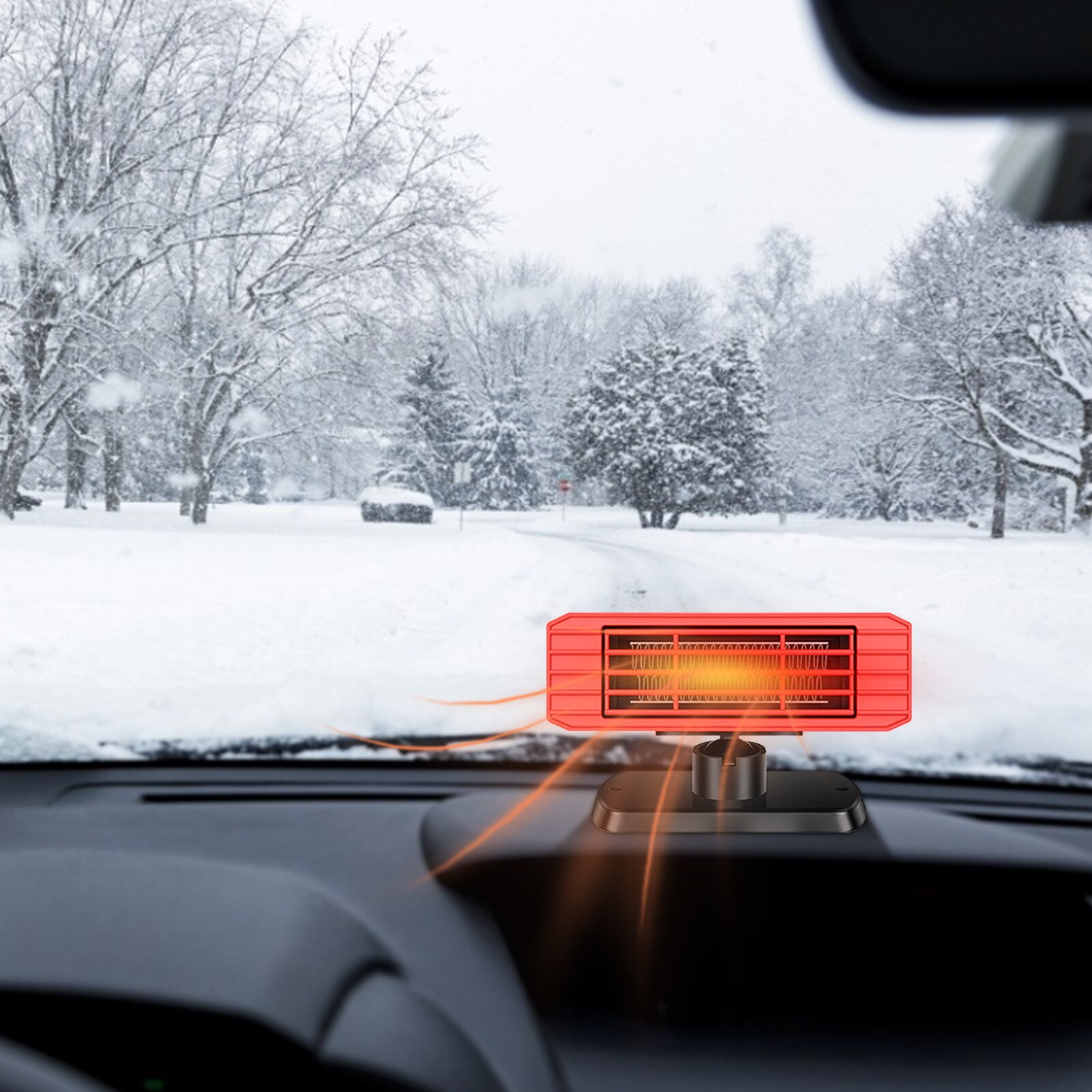 12V/24V 150W Car Vehicle Cooling Fan Warm Heater Windscreen Demister Defroster 2 In 1 Portable Auto Car Van Heater