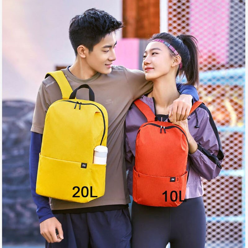 Xiaomi-mochila Original Mi10L impermeable para hombre y mujer, bolsa pequeña deportiva colorida para el pecho, unisex, para viaje y camping