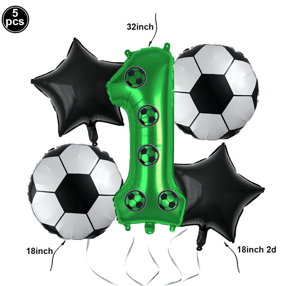 FußBall Ballon Bausatz Geburtstag Dekor für Jungen FußBall Geburtstag Party Lieferungen FußBall Party Ballon FußBall Sport Thema Party Gefälligkeiten