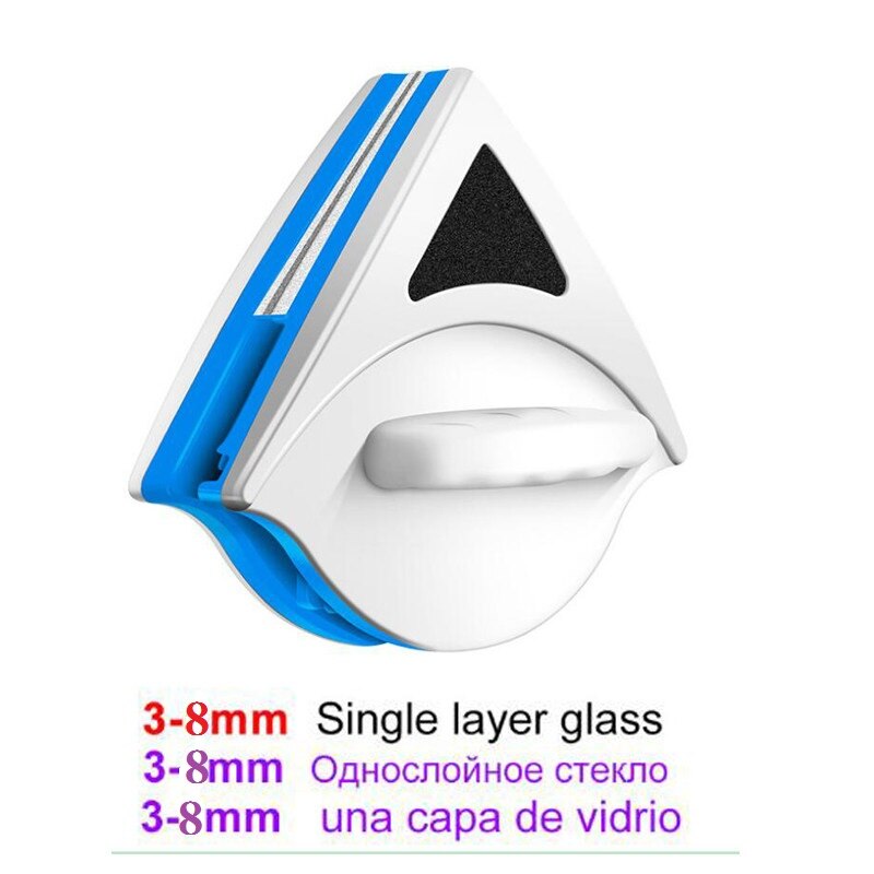 Double Side Magnetic Window Cleaner Brush Glass Cleaning Household Wash Windows Wiper Magnet Glass Cleaners for Washing Windows: 3MM-8MM
