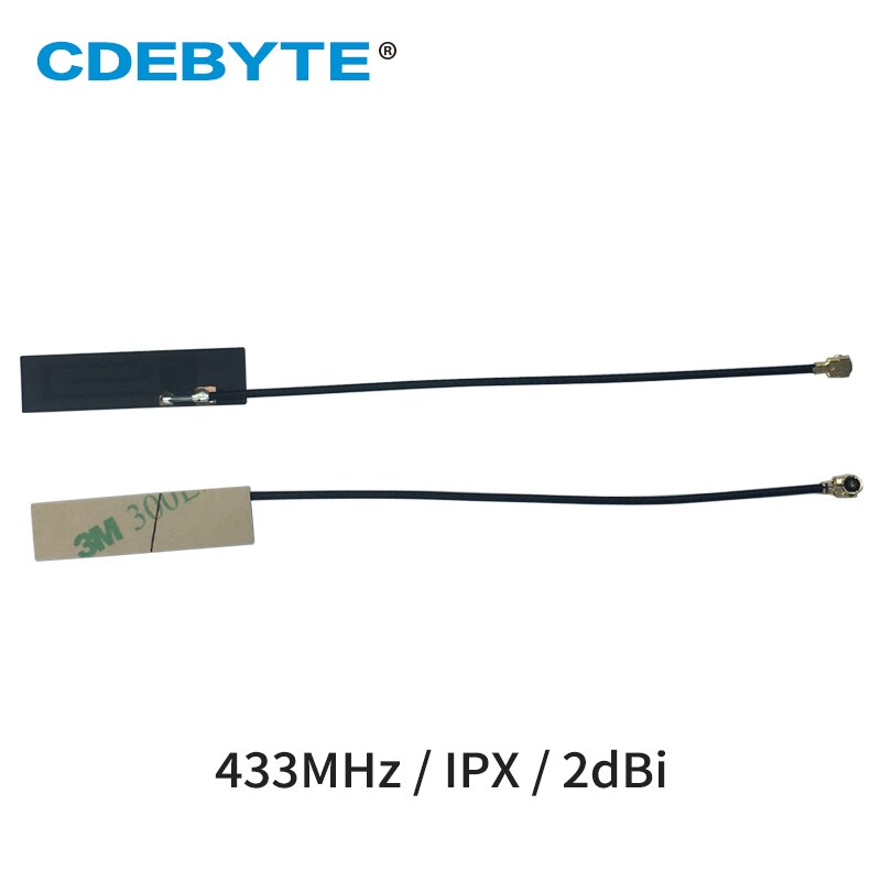 Antena Wifi 2dBi omnidireccional LoRa Radio conector IPEX, 433MHz, FPC, 10 Uds. Por lote