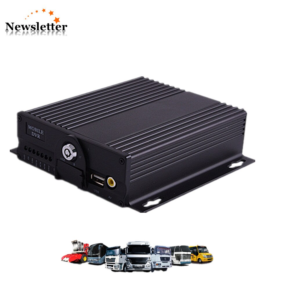 1080P AHD Mobile DVR CCTV MDVR 4 Channel support Double SD Card Storage DVR