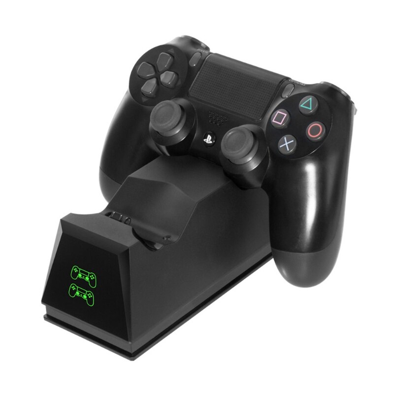 Cargador PS4 Estación De Carga USB Dual con indicadores LED cargador para mando a distancia