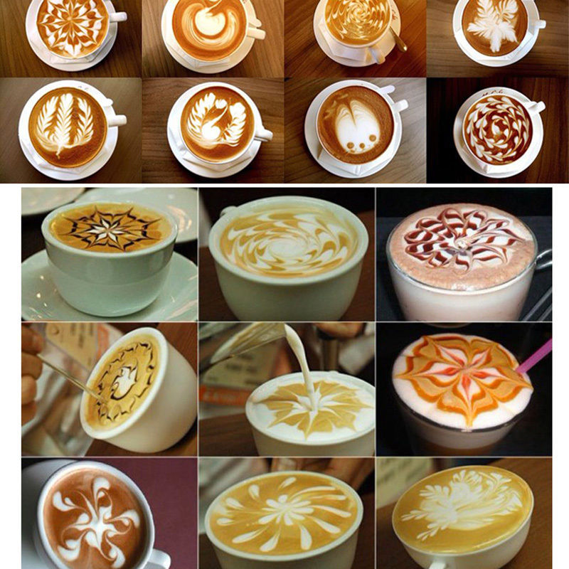 Koffie latte roestvrij staal kunstpen gereedschap espressomachine café keuken