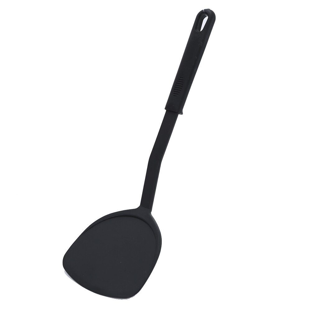 1 spoon colander silicone spatula kitchen tool cookware shovel tool high temperature non-stick soup spoon special cooking shovel: T15826