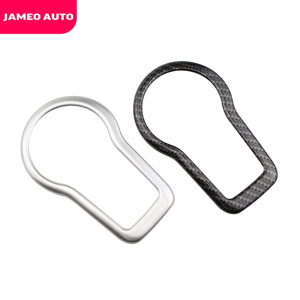 Jameo Auto 1Pc Car Interior Accessories Fit for Fiat 500X 500 X - Auto Headlight Switch Knob Cover Trim Stickers