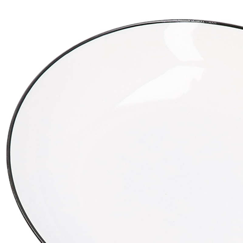 Kitchen Dinnerware Ceramic Dinner Plates 8 Inch for Steak