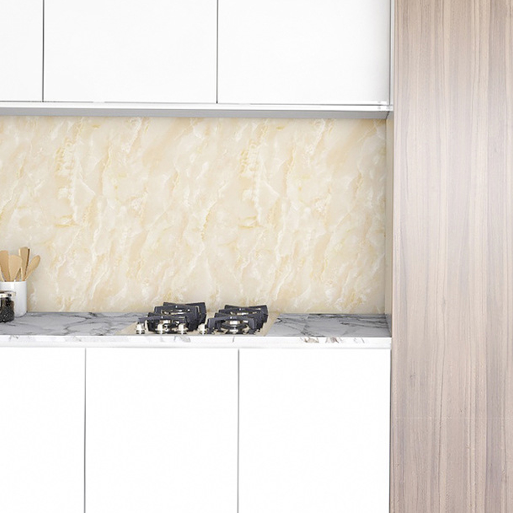 60*100cm PVC Marble Waterproof Contact Paper Self Adhesive Wallpaper Decor Film Kitchen Cabinet Countertop Furniture Sticker