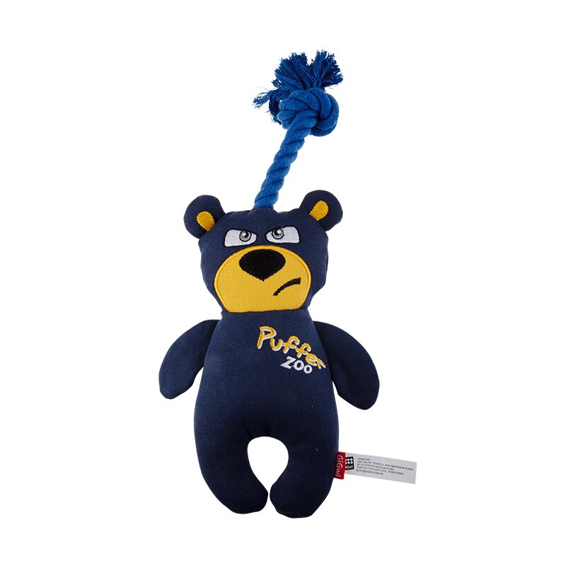 Medium-Grote Hond Speelgoed Tanden Slip Hond Speelgoed Interactieve Hond Speelgoed Golden Retriever Border Collie Shiba Inu Hond Training speelgoed: Blue bear   L