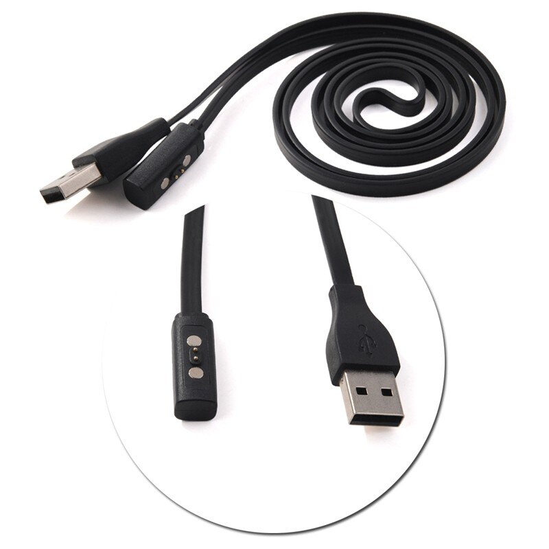 ZycBeautiful USB Charger Charging Cable Voor Pebble Tijd Ronde Tijd Smart Horloge Tijd Staal