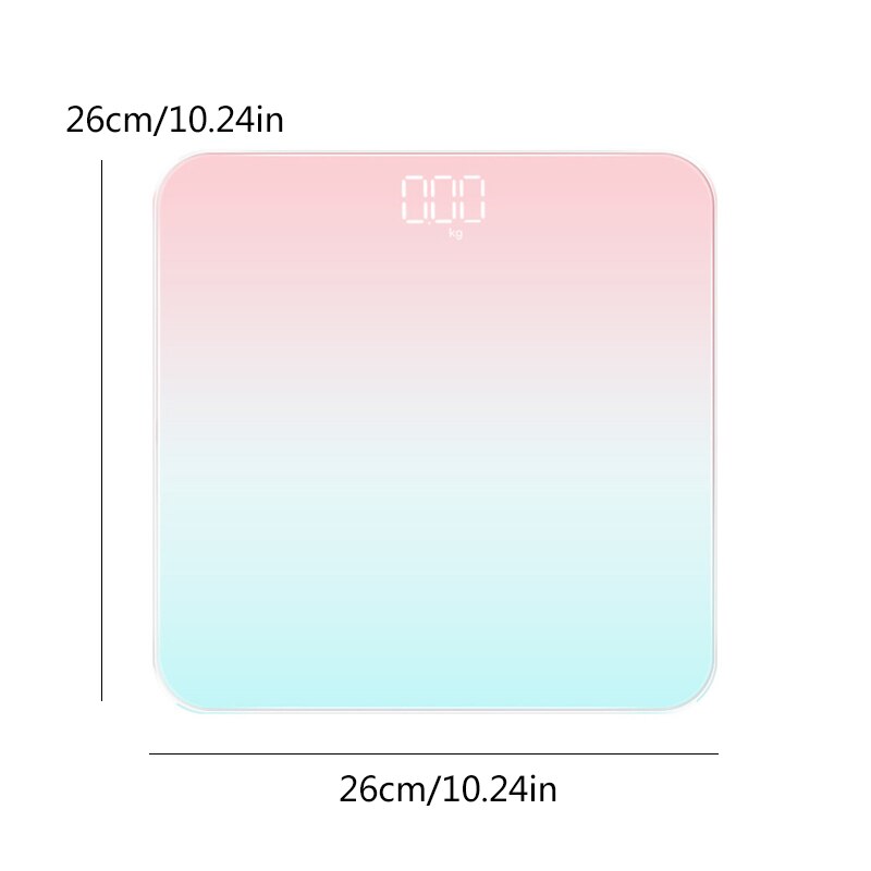 Led Digitale Bad Schaal Weegschalen Smart Body Weegschaal Badkamer Body Scale Floor Schalen Glas