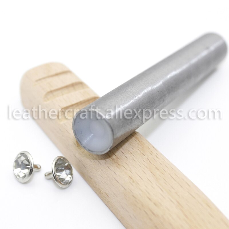1x Kristall Strass Nieten Nieten Setter Werkzeuge Diamant Zucht Stelle Befestigung Einstellung Werkzeug Leder Handwerk Werkzeuge Hardware-