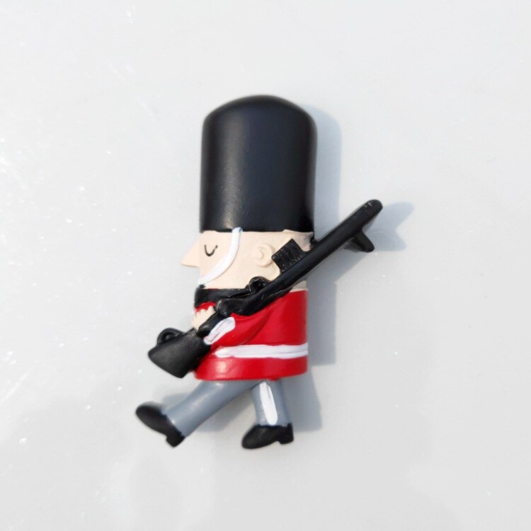 VIDAR Tourist Souvenirs British Refrigerator Magnets London Palace Guardsmen Stereo Magnet Resin Refrigerator Magnets: C