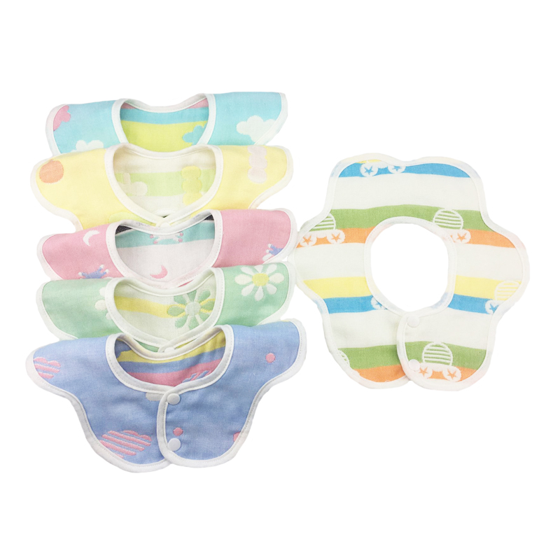 Baby Bibs Towel Burp Cloths Bib Cotton Infant Bandana Bibs Baby Feeding Reusable Cloth Wipes