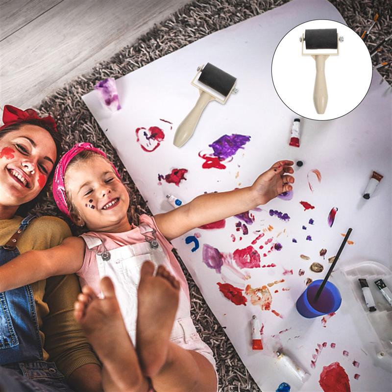 5 Pcs Printmaking Rollers Practical Printmaking Roller Brayer Printing Glue Stick