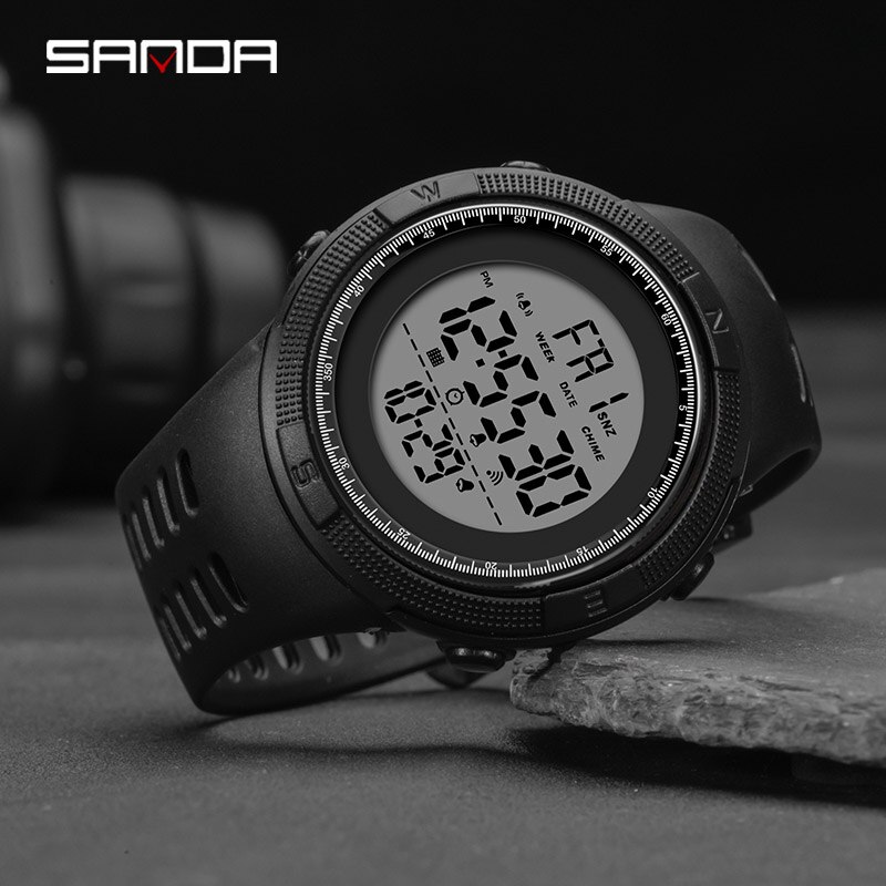 Sanda men's electronic watch sports watch casual men's watch men's electronic watch to send boys