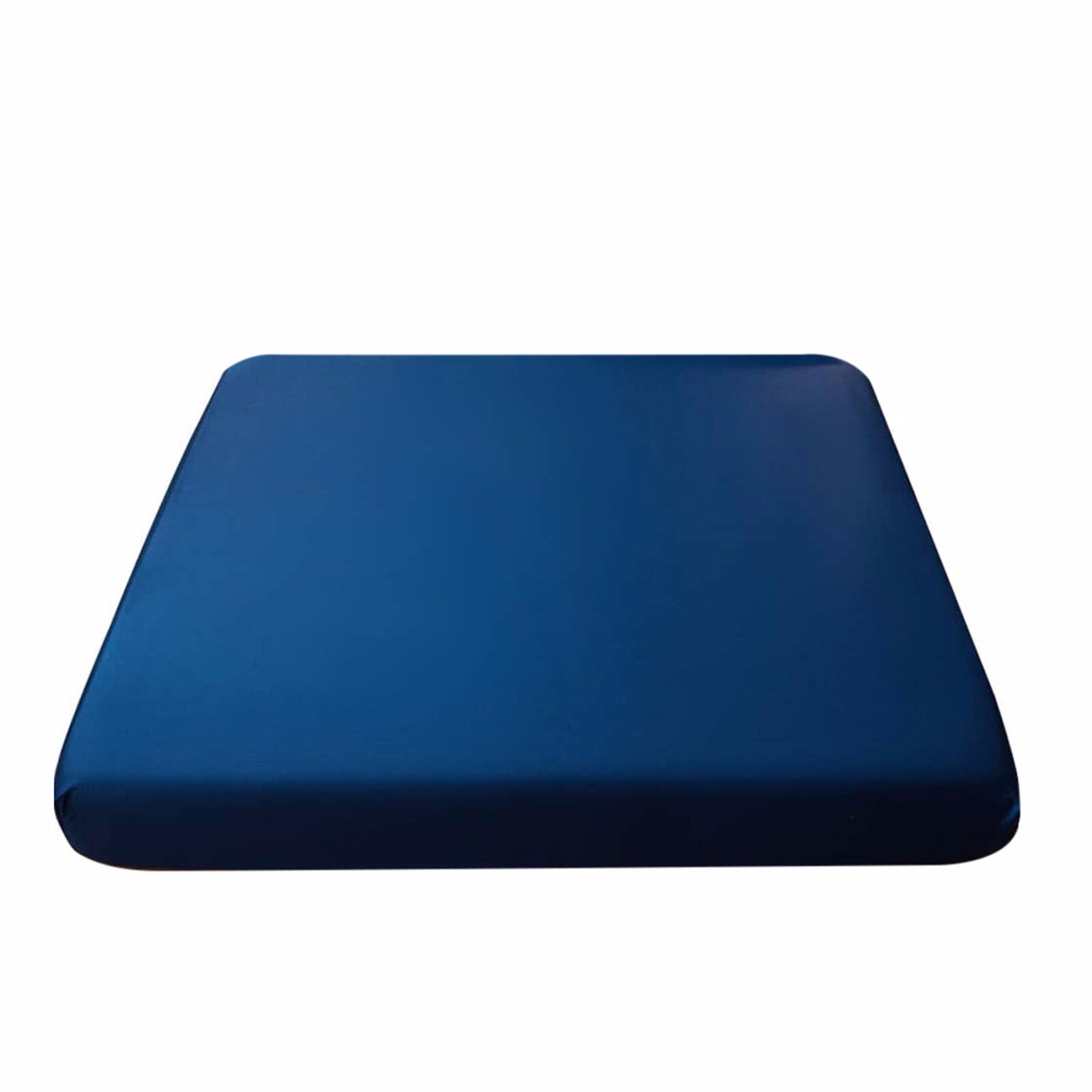Fitted Sheet Absorbent Quick Drying Sheets Mattress Cover sheets Solid Navy Blue Elastic Band bed sheet (no pillowcases)