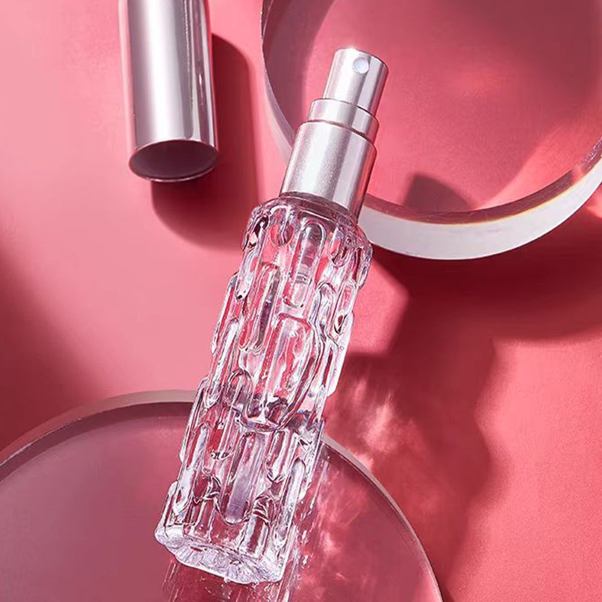 1pc- parfumflesjes 10ml glazen sprayflesjes spraymondstuk parfumdispenser fles druk lege fles reis