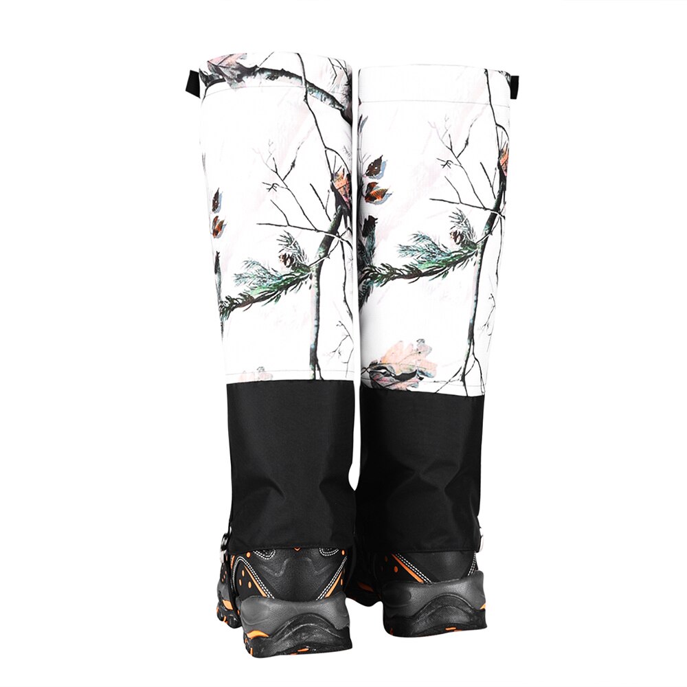 Polainas de pierna de nieve impermeables para hombre y mujer, polainas para botas, senderismo, Camping, escalada, pesca, Mangas de pantorrilla para exteriores