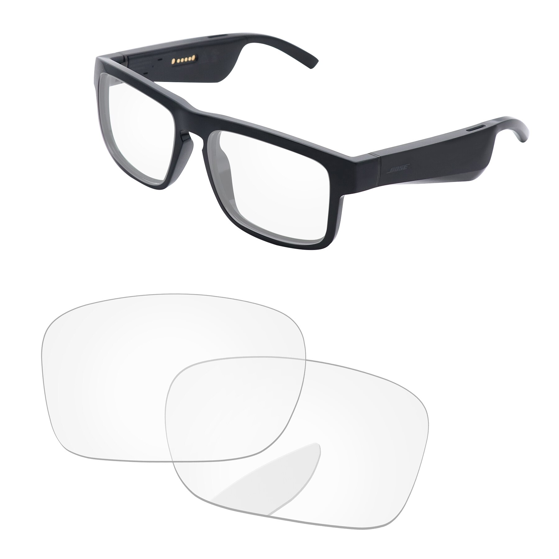 Alphax Ersatz Linsen für Bose Tenor Sonnenbrille Polarisierte-Mehrere Optionen: Clear-Anti-Blue