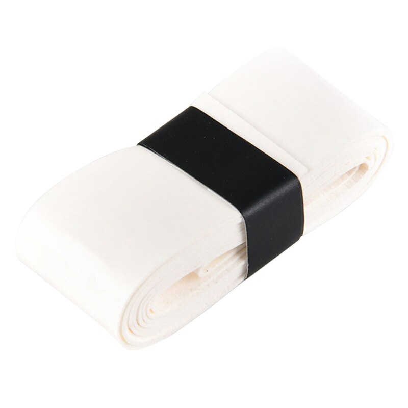 60 Pcs Tennis Racket Overgrips Anti-skid Tape Wraps Fishing Rod Badminton Racquet Non-Slip Sweatband M5TC: white