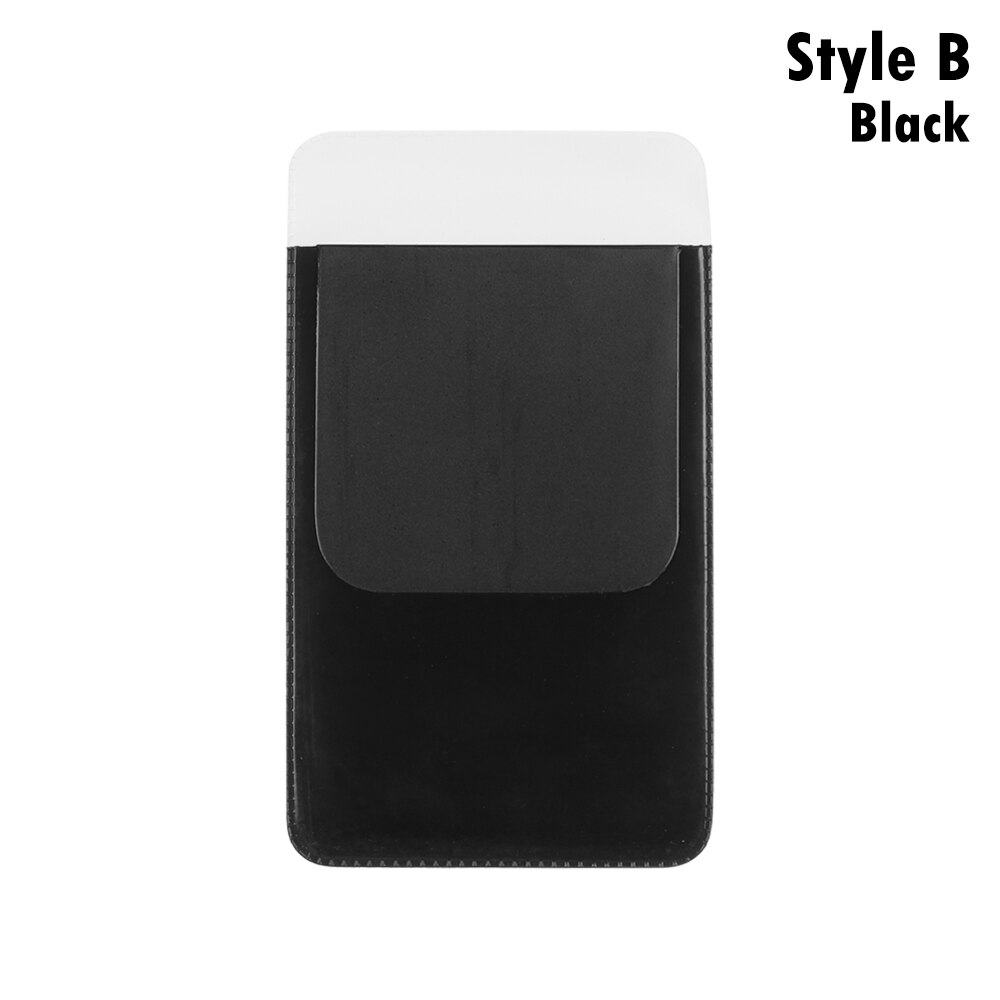 1Pc Kleurrijke Pvc Pocket Protector Lekvrije Pen Pouch Artsen Verpleegkundigen Zak Voor Pen Lekken Kantoor ziekenhuis Levert: Style B-black